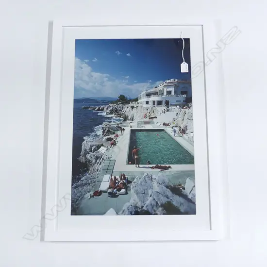 SLIM AARONS PRINT, HOTEL DU CAP EDEN ROC, 595x395mm