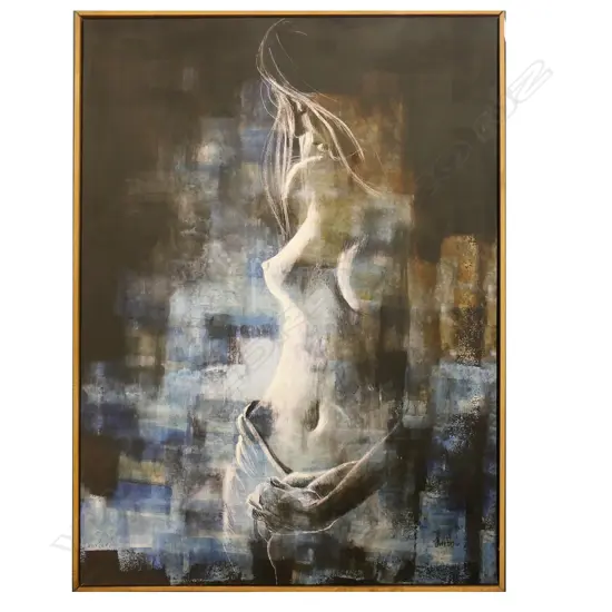 JENNIFER WEBB (AUSTRALIAN) PRINT FEMALE SEMI NUDE H.1020 MM