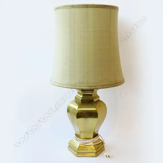 BRASS TABLE LAMP H.800mm