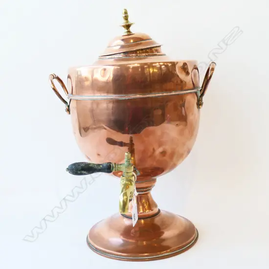 VINTAGE COPPER SAMOVAR H.410mm