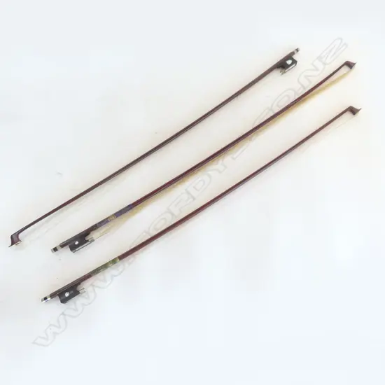 3 VIOLIN BOWS
