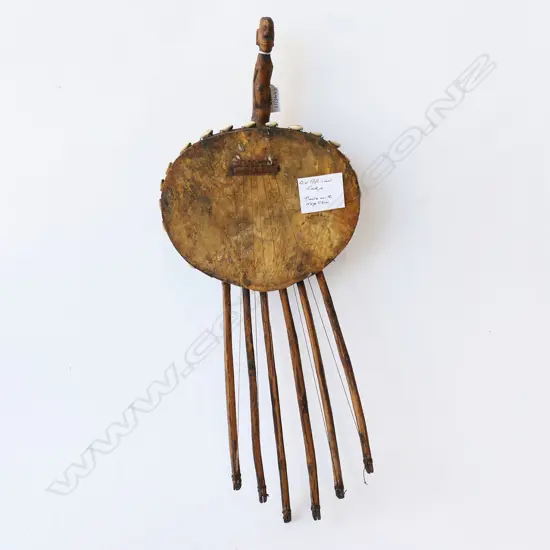 OLD AFRICAN DOG SKIN HARP L645MM