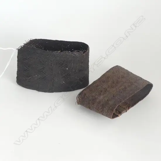 TWO P.N.G WOVEN ARM BANDS L120 MM