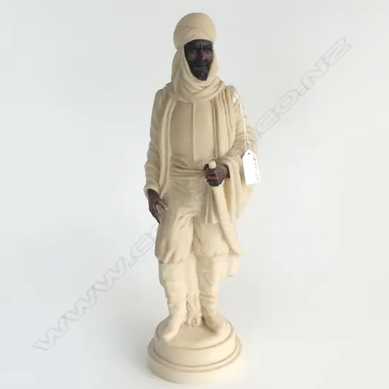 MICHAEL WEIR SCULPTURE LAWRENCE OF ARABIA, signed, H.390mm