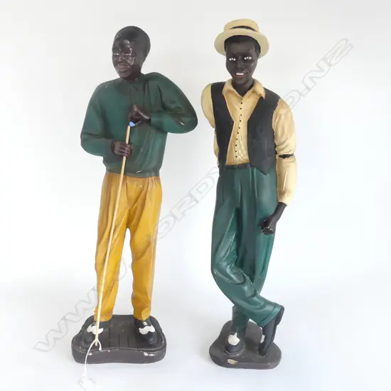 2 RESIN FIGURES H.585mm CHIPS