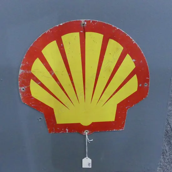 METAL SHELL SIGN 285x300mm