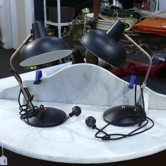 PR CONTEMPORARY BLACK METAL LAMPS H.350mm