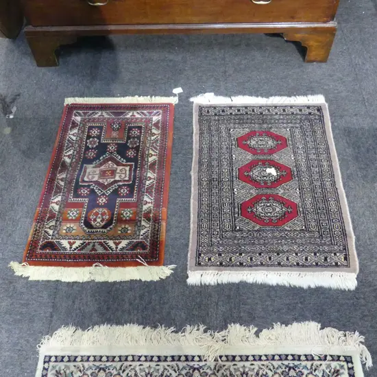 2 SMALL PERSIAN MATS L620mm W400mm