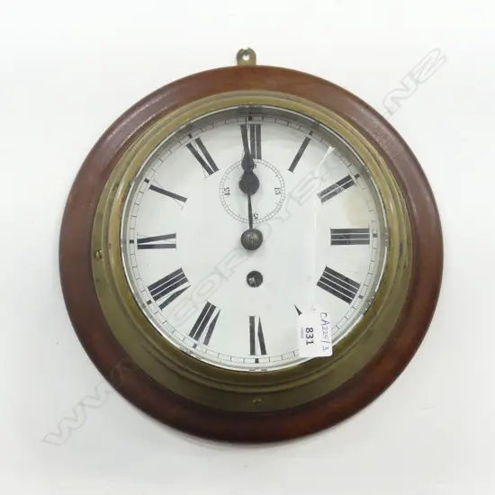 VINTAGE SHIPS CLOCK 280mm dia