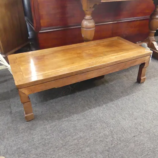 ORIENTAL HARD WOOD LOW TABLE 1020x430x290mm