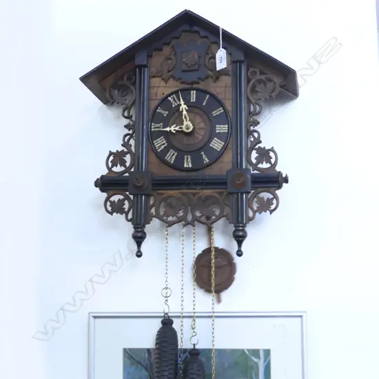 C1880 BAVARIAN BLACK FORREST CUCKOO CLOCK overhauled