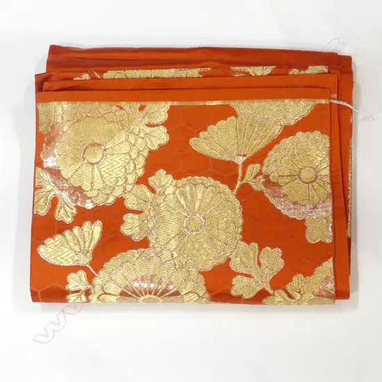 JAPANESE QUALITY VINTAGE HAND WOVEN SILK OBI