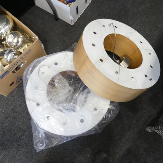 PR SPANISH DESIGNER LIGHT FITTINGS; OSKAR CEREZO FOR LZF 490mm dia