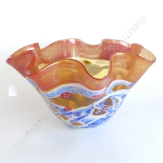 LG ART GLASS BOWL 440mm dia