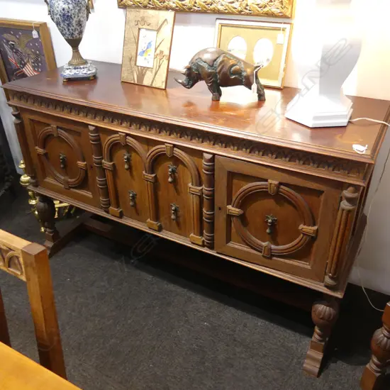 TEAK SIDEBOARD 1530x550x925mm