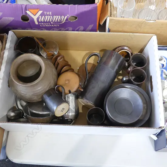 RYE POTTERY COFFEE SET (JUG AF) ETC