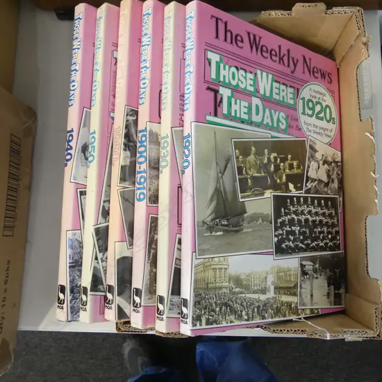 6 VOLUMES 'THOSE WERE THE DAYS' pub.1980s