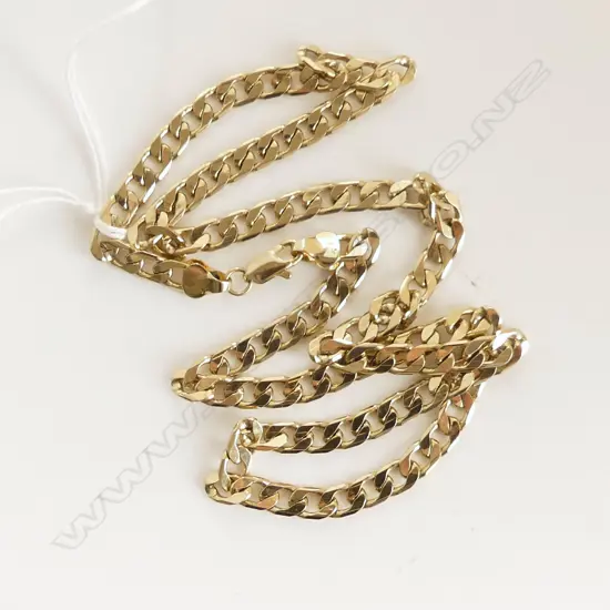 9CT YELLOW GOLD NECK CHAIN 23.6gms