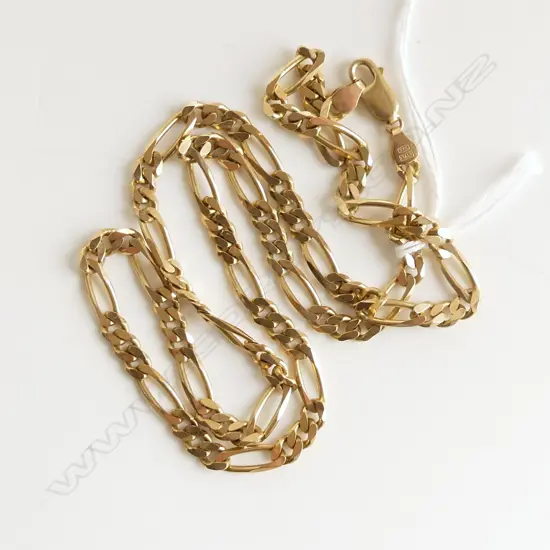 9CT YELLOW GOLD NECK CHAIN 23.78gms