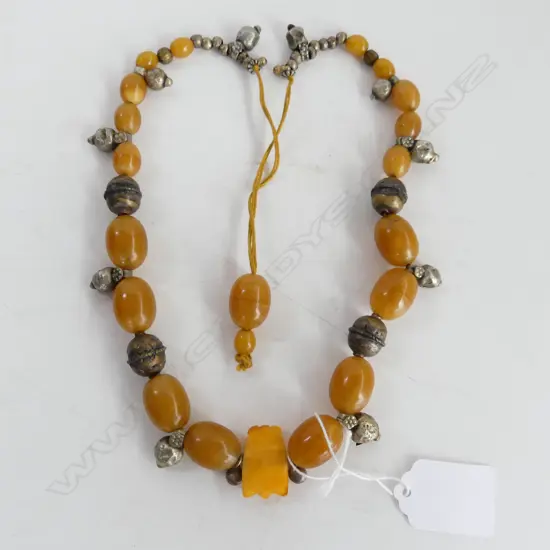 MIDDLE EASTERN NECKLACE w SCARAB