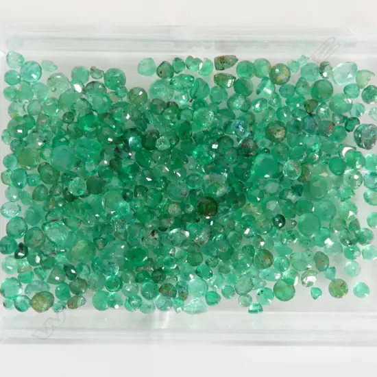 25CT FACETED EMERALDS AF