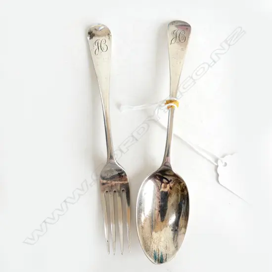 STG SILVER FORK & SPOON 54 GM