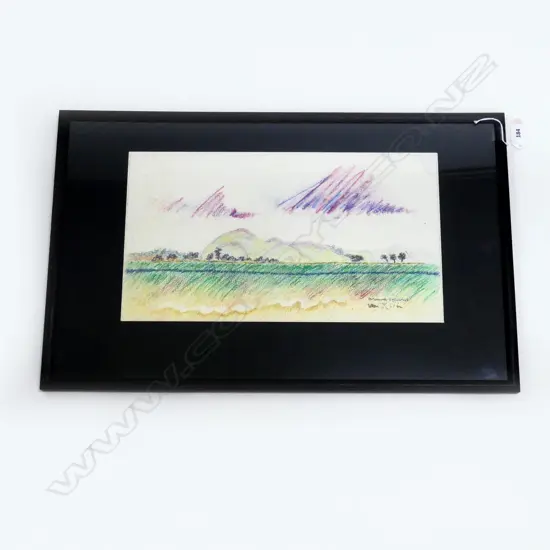 KARL F. SIM 'BROWNS ISLAND' PASTEL 220x400mm