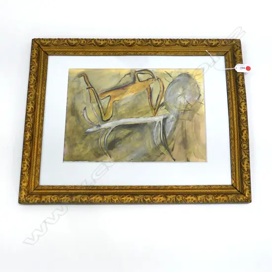 MALCOLM HARRISON 'SUBURBIA SCRAWL' ACRYLIC 1998 260x380mm