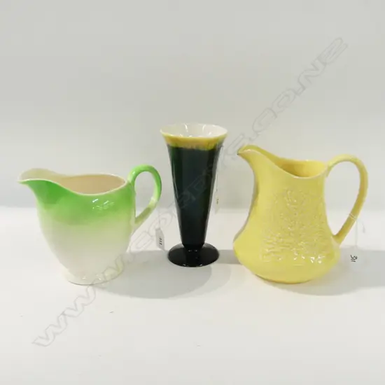 2 C/LYNN JUGS & TITIAN VASE H200MM