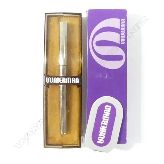 WATERMAN VINTAGE FOUNTAIN PEN UNUSED IN BOX WITH LABEL L. 155MM