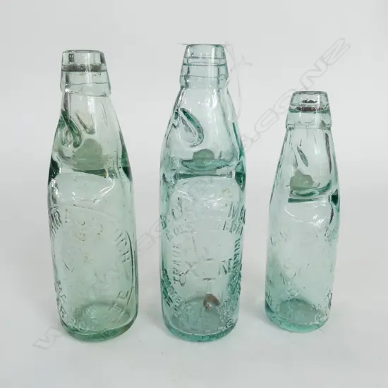 3 CODD BOTTLES H.225mm