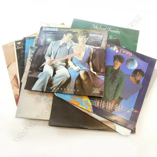 ASST RECORDS M FRANKS/SCORPIANS/ J TAYLOR ETC