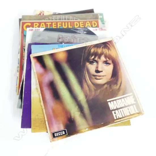 ASST RECORDS GRATEFUL DEAD/J JOPLIN/M FAITHFULL ETC