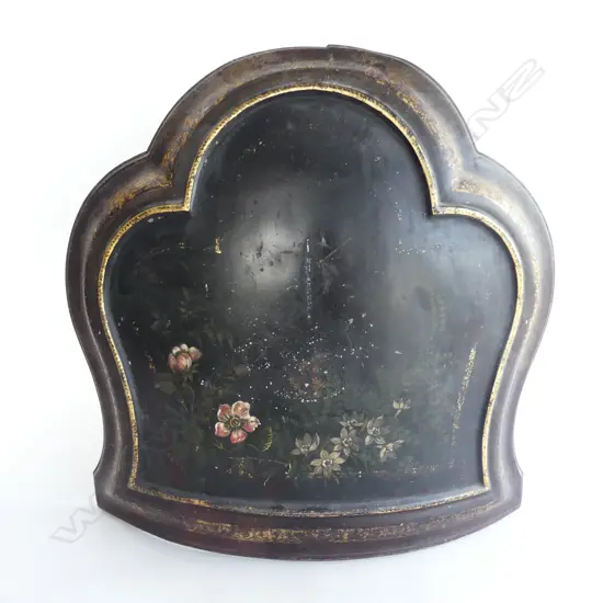 VINTAGE TOLEWARE FIRE SCREEN H.560 x 540mm