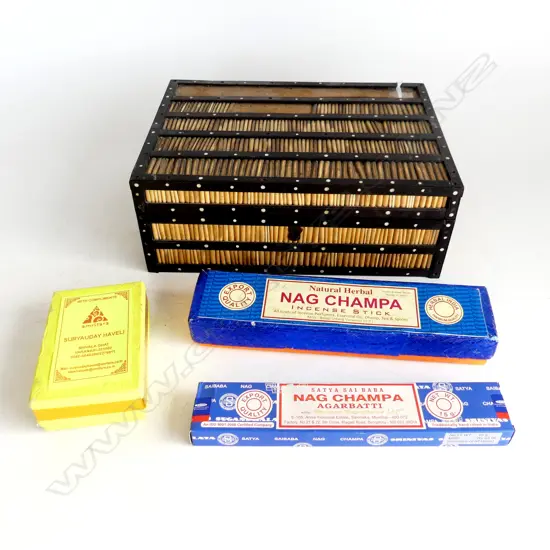 INDIAN PORCUPINE BOX w INLAY 270 x 190mm] SOME FAULTS