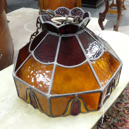 LEAD LIGHT LIGHT SHADE 400mm dia