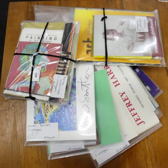 9 FOLIOS ASST. NZ ART PUBLICATIONS / CATALOGUES...