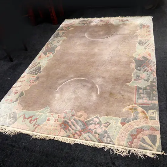 PALE MACHINED RUG 2530x1730mm