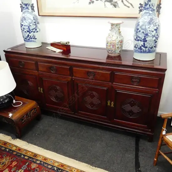 CHINESE ROSEWOOD SIDEBOARD 1830x480x860mm