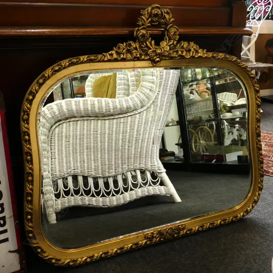 LG GILT FRAMED MIRROR 860x970mm