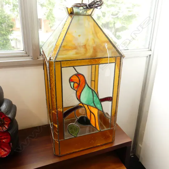 ILLUMINATED LEADLIGHT TERRARIUM [FAULTS] H720MM