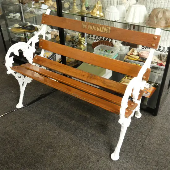 BENCH SEAT 'THE ROSE GARDEN' L.1040mm