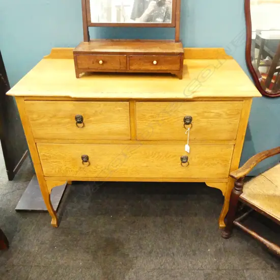 EARLY 20thC OAK DRESSER - marks to top 990x440x850mm