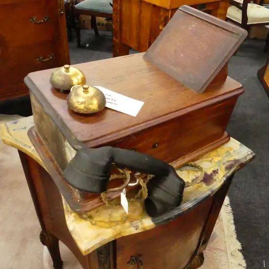 ANTIQUE WALL TELEPHONE H.415mm