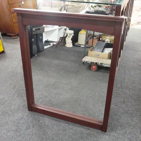 WOODEN MIRROR 900x790mm