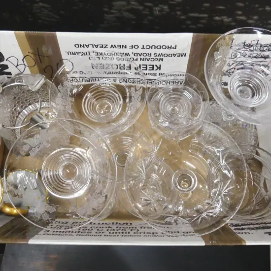 BOX LOT ASST. CRYSTAL