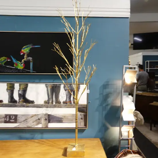 GOLD XMAS TREE H.1300mm