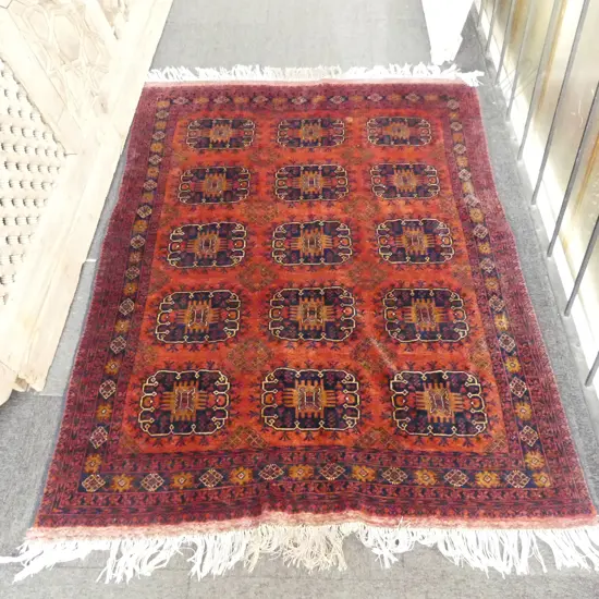 LG HAND KNOTTED ALL WOOL RUG 1900x1400mm