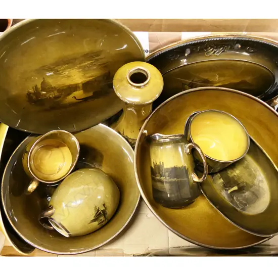 BOX LOT OF EDWARDIAN SOV CHINA