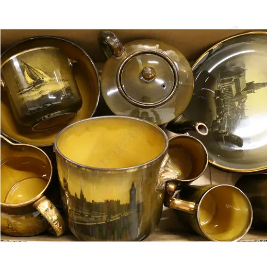 BOX LOT COLLECTION OF EDWARDIAN SOV CHINA